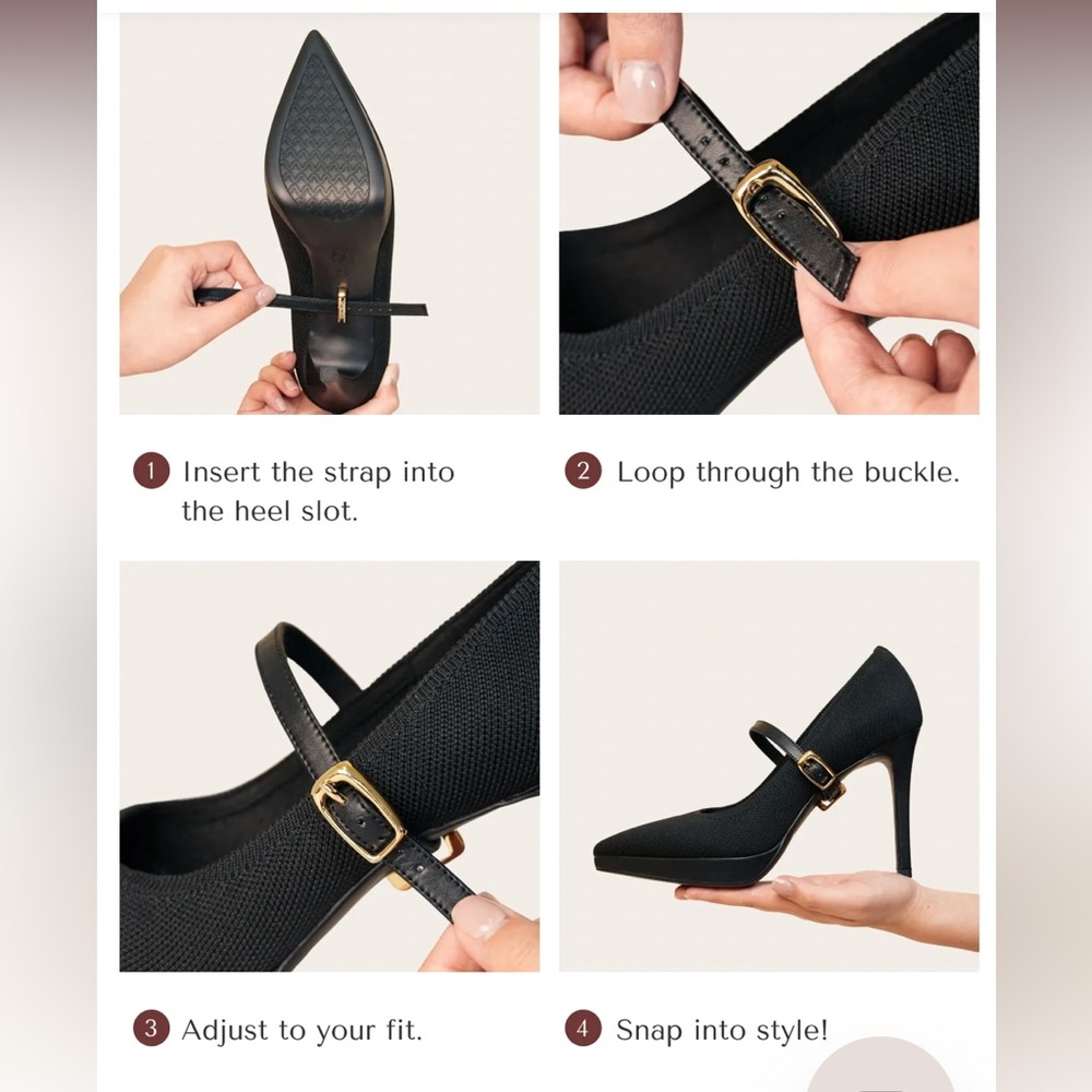 StyleFlex Pointed Toe Heeled Platform Pump - Picture 15 of 16